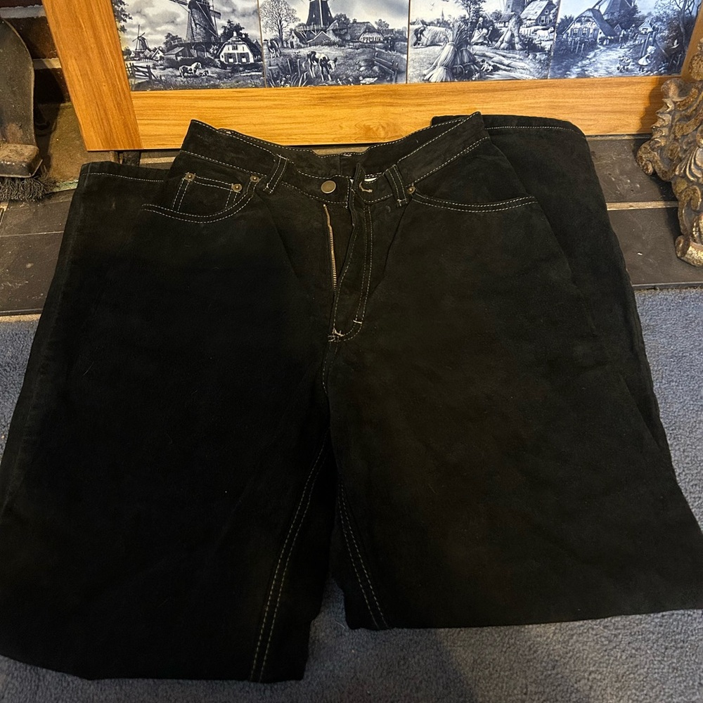 Vintage Oscar Leopold leather pants